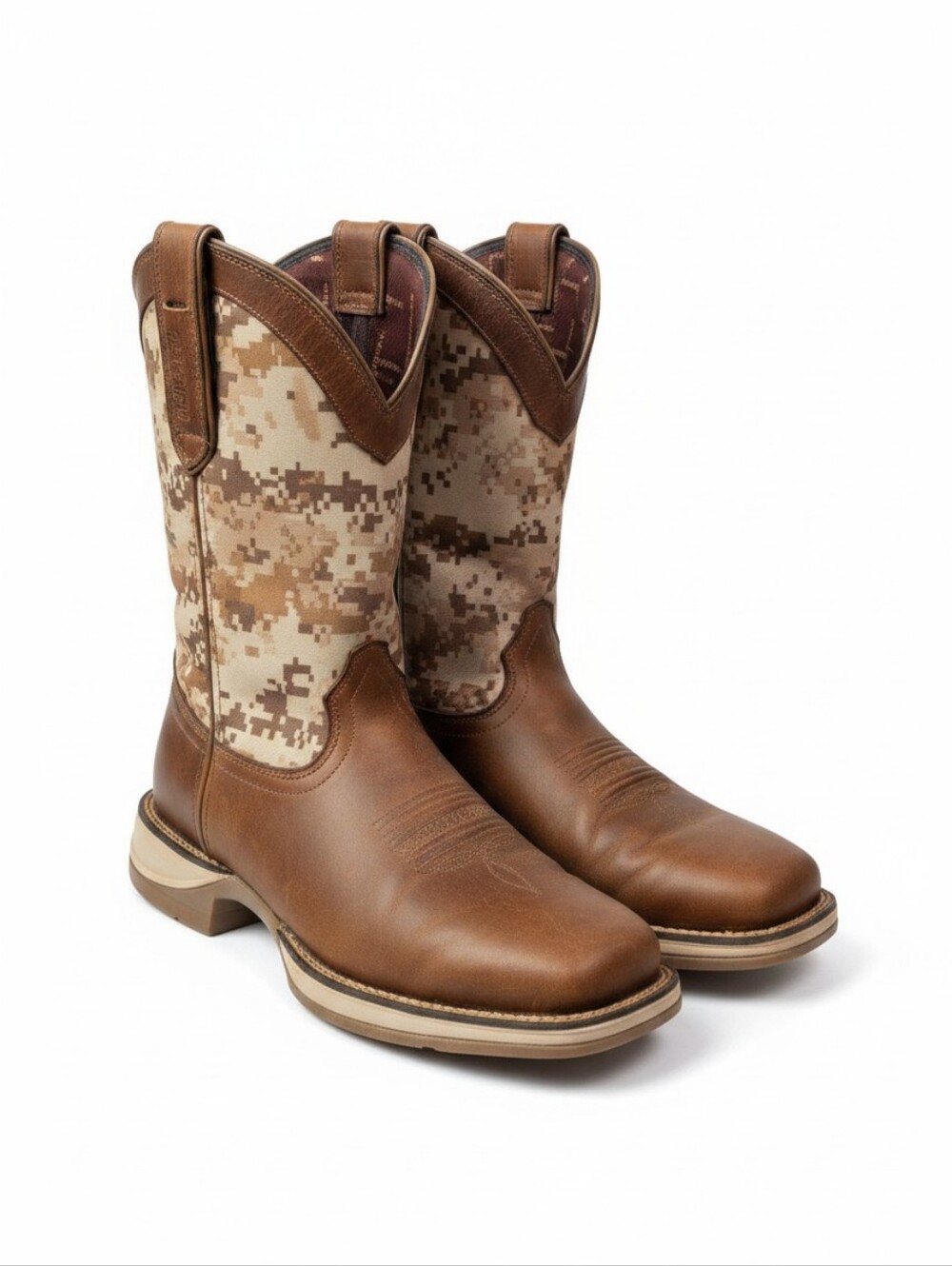 Durango Rebel Desert Camo Square Toe Western Boots - Men’s 11M